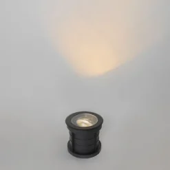 QAZQA Gartenbeleuchtung|Bodenstrahler Außen*Set van 6 dimbare buiten grondspots zwart IP65 incl LED - Delux Honey