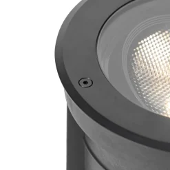 QAZQA Gartenbeleuchtung|Bodenstrahler Außen*Set van 6 dimbare buiten grondspots zwart IP65 incl LED - Delux Honey