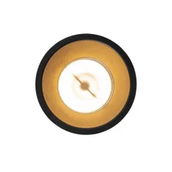 QAZQA Badezimmerlampen|Schlafzimmerlampen*Set van 6 moderne inbouwspots zwart met goud GU10 70mm IP44 - Dept