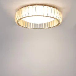 Trio Leuchten Schlafzimmerlampen|Küchenlampen*Skandinavische Deckenleuchte Beige 60cm inkl. LED - Monte