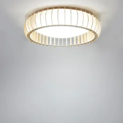 Trio Leuchten Schlafzimmerlampen|Küchenlampen*Skandinavische Deckenleuchte Beige 60cm inkl. LED - Monte