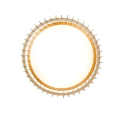 Trio Leuchten Schlafzimmerlampen|Küchenlampen*Skandinavische Deckenleuchte Beige 60cm inkl. LED - Monte