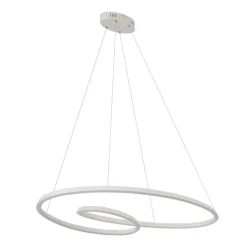 QAZQA Led-Pendelleuchten|Pendelleuchten*Skandinavische Hängelampe Beige 110cm inkl. LED 3-Stufen Dimmbar - Circuit