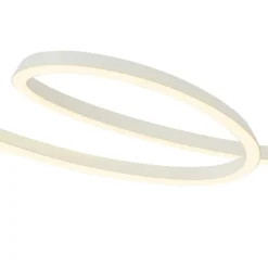 QAZQA Led-Pendelleuchten|Pendelleuchten*Skandinavische Hängelampe Beige 110cm inkl. LED 3-Stufen Dimmbar - Circuit