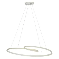 QAZQA Led-Pendelleuchten|Pendelleuchten*Skandinavische Hängelampe Beige 110cm inkl. LED 3-Stufen Dimmbar - Circuit