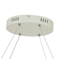 QAZQA Led-Pendelleuchten|Pendelleuchten*Skandinavische Hängelampe Beige 110cm inkl. LED 3-Stufen Dimmbar - Circuit