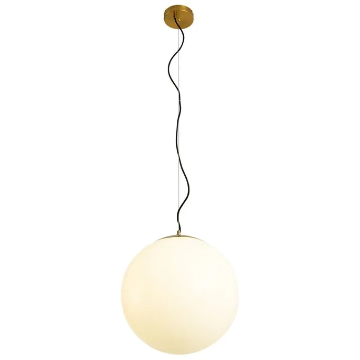 QAZQA Schlafzimmerlampen|Küchenlampen*Skandinavische Hängelampe Opalglas 40 cm - Ball 40