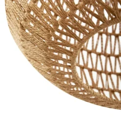 QAZQA Leuchten Ohne Schirm|Pendelleuchten*Skandinavische Hängelampe braun 45cm - Lina Natural