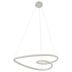 QAZQA Led-Pendelleuchten|Pendelleuchten*Skandinavische Hängelampe Beige 72cm inkl. LED 3-Stufen-Dimmbar - Circuit