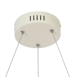 QAZQA Led-Pendelleuchten|Pendelleuchten*Skandinavische Hängelampe Beige 72cm inkl. LED 3-Stufen-Dimmbar - Circuit