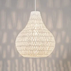 Kinder QAZQA Kinderzimmerlampen|Schlafzimmerlampen*Skandinavische Hängelampe weiß 45 cm - Lina Drop