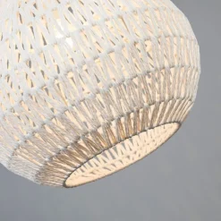 Kinder QAZQA Kinderzimmerlampen|Schlafzimmerlampen*Skandinavische Hängelampe weiß 45 cm - Lina Drop