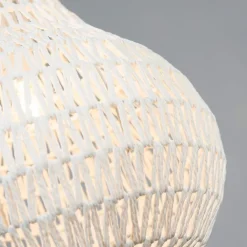 Kinder QAZQA Kinderzimmerlampen|Schlafzimmerlampen*Skandinavische Hängelampe weiß 45 cm - Lina Drop