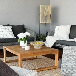 QAZQA Stehlampen|Wohnzimmerlampen*Skandinavische Stehlampe Bambus - Natasja