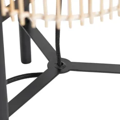 QAZQA Tischlampen|Wohnzimmerlampen*Skandinavische Tischlampe Bambus - Natasja