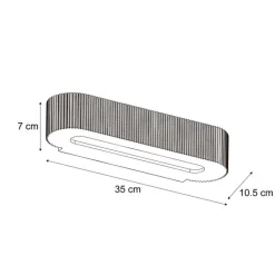 QAZQA Schlafzimmerlampen|Küchenlampen*Skandinavische Wandleuchte Beige UFO 2-flammig - Plaster