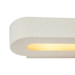 QAZQA Schlafzimmerlampen|Küchenlampen*Skandinavische Wandleuchte Beige UFO 2-flammig - Plaster