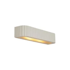 QAZQA Schlafzimmerlampen|Esszimmerlampen*Skandinavische Wandleuchte Beige Rechteckig 2-flammig - Plaster