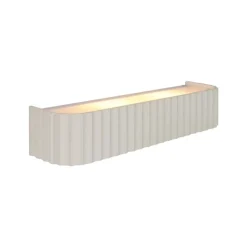 QAZQA Schlafzimmerlampen|Esszimmerlampen*Skandinavische Wandleuchte Beige Rechteckig 2-flammig - Plaster