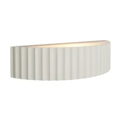 QAZQA Wandleuchten|Wohnzimmerlampen*Skandinavische Wandleuchte Beige Organic - Plaster
