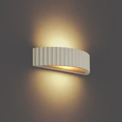 QAZQA Wandleuchten|Wohnzimmerlampen*Skandinavische Wandleuchte Beige Organic - Plaster