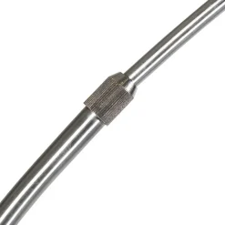 QAZQA Esszimmerlampen|Wohnzimmerlampen*Smart Bogenlampe Stahlschirm grau inkl. WiFi A60 - Arc Basic