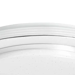 QAZQA Smarte Deckenleuchten|Led-Deckenleuchten*Smart Deckenleuchte weiß 48 cm inkl. LED und Dimmer RGB - Jochem