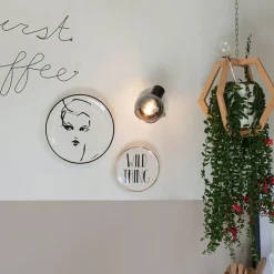 QAZQA Smarte Spots|Smarte Deckenleuchten*Smart Deckenstrahler schwarz mit Rauchglas inkl. Wifi P45 - Vidro