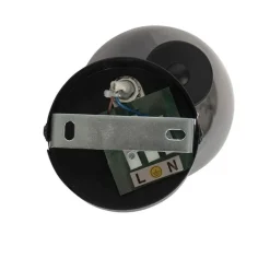 QAZQA Smarte Spots|Smarte Deckenleuchten*Smart Deckenstrahler schwarz mit Rauchglas inkl. Wifi P45 - Vidro