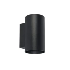 QAZQA Smarte Wandleuchten|Wandleuchten*Smart Design Wandleuchte schwarz inkl. WiFi GU10 - Sandy