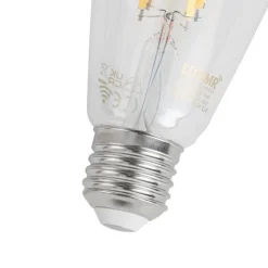 LUUMR Smarte Glühbirnen|Led Lampen*Smart Dimmbare LED Glühbirnen E27 ST64 Klar 7W 806lm 2700-6500K