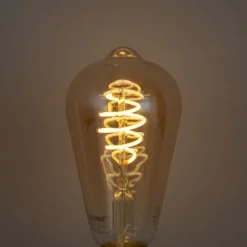 LUUMR Smarte Glühbirnen|Led Lampen*Smart Dimmbare LED-Glühbirne E27 ST64 Bernstein 4,9 W 320 lm 2500 K