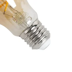 LUUMR Smarte Glühbirnen|Filament Lampen*Smart Dimmbare LED-Glühbirne E27 A60 Bernstein 4,9W 320lm 2500K