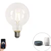 LUEDD Smarte Glühbirnen|Led Lampen*Smart E27 dimmbar in Kelvin LED-Lampe G95 4,5W 470 lm 1800-4000K