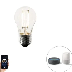 LUEDD Smarte Glühbirnen|Led Lampen*Smart E27 dimmbar in Kelvin LED-Lampe P45 4,5W 470 lm 1800-4000K