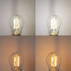 LUEDD Smarte Glühbirnen|Led Lampen*Smart E27 dimmbar in Kelvin LED-Lampe P45 4,5W 470 lm 1800-4000K