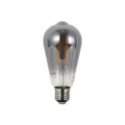 LUUMR Smarte Glühbirnen|Filament Lampen*Smart E27 Dimmbar LED Glühbirne ST64 Rauch 4.9W 150lm 1800K