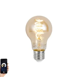LUUMR Smarte Glühbirnen|Led Lampen*Smart E27 Dimmbar LED Glühbirne A60 Bernstein 4.9W 320lm 2500K