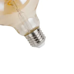 LUUMR Smarte Glühbirnen|Led Lampen*Smart E27 Dimmbar LED Glühbirne G95 Bernstein 4,9W 320lm 2500K