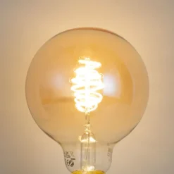 LUUMR Smarte Glühbirnen|Led Lampen*Smart E27 Dimmbar LED Glühbirne G95 Bernstein 4,9W 320lm 2500K