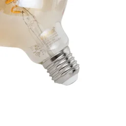 LUUMR Smarte Glühbirnen|Led Lampen*Smart E27 Dimmbar LED Glühbirne G95 Bernstein 4,9W 320lm 2500K