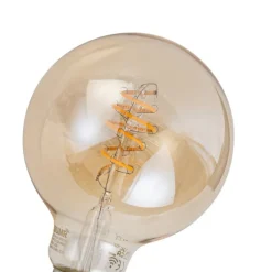 LUUMR Smarte Glühbirnen|Led Lampen*Smart E27 Dimmbar LED Glühbirne G95 Bernstein 4,9W 320lm 2500K