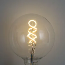 LUUMR Smarte Glühbirnen|Filament Lampen*Smart E27 Dimmbare LED-Glühbirnen G125 RGBW 4W 250lm 2700K