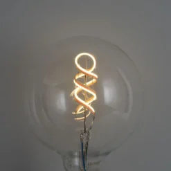 LUUMR Smarte Glühbirnen|Filament Lampen*Smart E27 Dimmbare LED-Glühbirnen G125 RGBW 4W 250lm 2700K