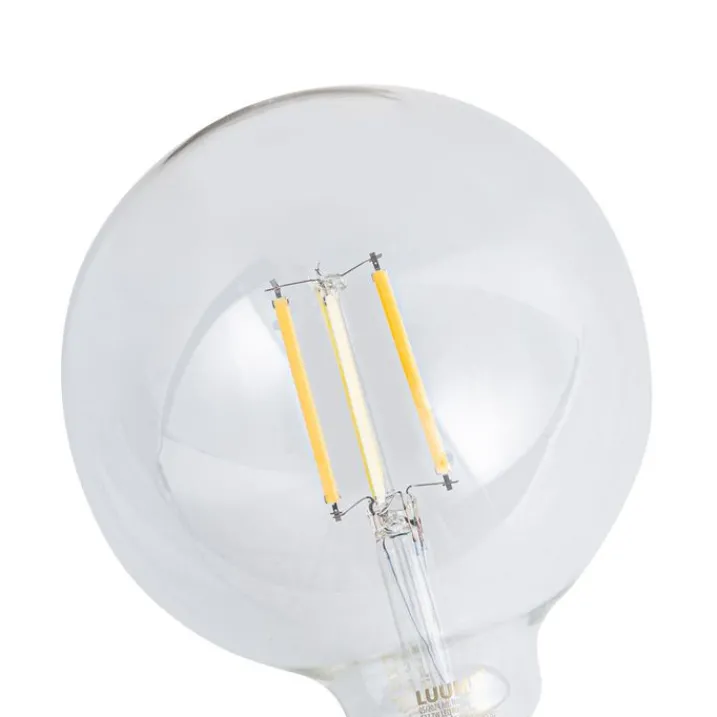 LUUMR Smarte Glühbirnen|Filament Lampen*Smart E27 Dimmbare LED-Glühbirnen G125 Klar 7W 806lm 2700-6500K