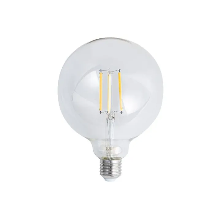 LUUMR Smarte Glühbirnen|Filament Lampen*Smart E27 Dimmbare LED-Glühbirnen G125 Klar 7W 806lm 2700-6500K