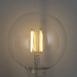 LUUMR Smarte Glühbirnen|Filament Lampen*Smart E27 Dimmbare LED-Glühbirnen G125 Klar 7W 806lm 2700-6500K