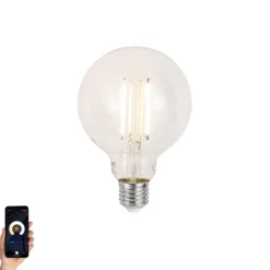LUUMR Smarte Glühbirnen|Led Lampen*Smart E27 Dimmbare LED-Glühbirnen G95 Klar 7W 806lm 2700-6500K