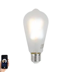 LUUMR Smarte Glühbirnen|Led Lampen*Smart E27 Dimmbare LED-Glühbirnen ST64 Matt 7W 806 lm 2700-6500K