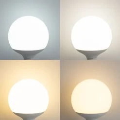 LUUMR Smarte Glühbirnen|Led Lampen*Smart E27 LED Glühbirne G120 Matt RGBW 9W 806 lm 2700-6500K